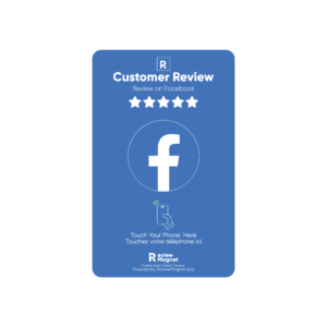 Smart Contactless Review Card for Facebook